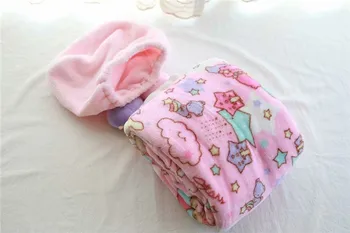 Anime Super drăguț de pluș jucărie minunat mic twin star coajă de ou buzunar de depozitare pătură pliate mantie de somn perna cadou de ziua de nastere