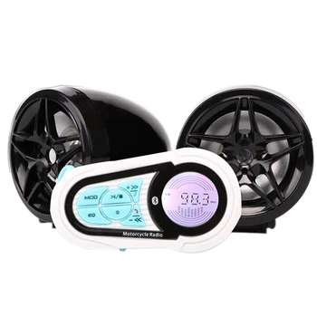 Impermeabil Bluetooth Motocicleta o Radio Sistem de Sunet Difuzoare Stereo MP3 USB