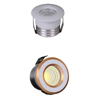 2 pc-uri 3W cu LED, Spoturi LED Iluminat Mini COB Spoturi Plafon AC220V Alb Iluminare Bec pentru Cabinet Contra Vitrina Cabinetului