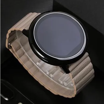 Cataramă magnetică Curea Moale Pentru Samsung Galaxy Gear s3 din Piele Active Watch 20mm 22mm Banda Curea de Eliberare Rapidă Brățară
