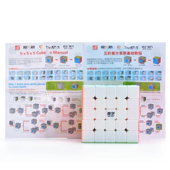Droxma Noi QiYi Qi Zheng S 5x5 Cuburi Magice Viteza Puzzle Jucarii Magico Cubo Stickerless 5x5x5