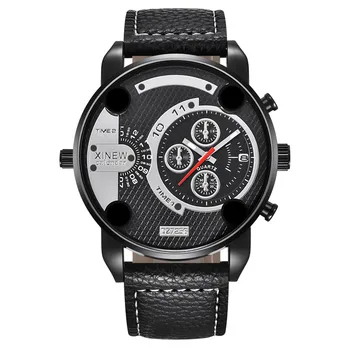 Reloj Creative Bărbați Cuarț Ceasuri din Piele rezistent la apa Data Masculin Încheietura Ceas de Lux Marca Sport Ceas Militar Omul Casual reloj
