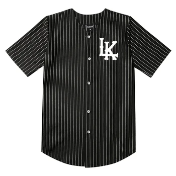Noi 07 Ultimii Regi baseball tricou tyga tricouri alb-negru castrați Bărbați Femei Hip Hop de baseball jersey Topuri rap rock T-shirt