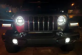 Fata Faruri Acoperire pentru Jeep Wrangler JL 2018 2019 Gladiator JT 2020 Cap Lumina Lămpii Hote de Decorare Autocolant Accesorii Auto