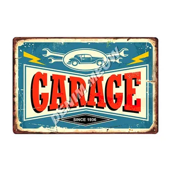 Vintage bine ati venit La Garaj Tablă de Metal Semne Clasice Auto Service Complet pentru Garaj Club Pub Decor Ulei de Motor de Artă Poster WY15