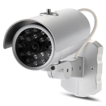 Dummy Camera de Securitate IR 18 LED-uri aparat de Fotografiat CCTV de Interior, în aer liber Fals Simulare