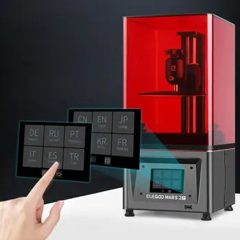 ELEGOO MARTE 2 PRO Mono SLA 3D Printer UV Photocuring LCD Imprimantă 3D cu 6 inch 2K Monocrom LCD Dimensiuni Imprimare 129x80x160mm
