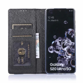 Detasabil Flip din Piele de Caz pentru Samsung S20 S20 Plus Magnetic Portofel Caz Pentru Samsung S20 Ultra S10 S9 S8 S7 Notă 10 10+ 9 8