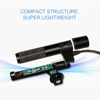 Leehur Condensator Microfon Profesional aparat de Fotografiat Înregistrare Microfon de 3,5 mm Stereo cu Fir Microfon Digital microfono condensador