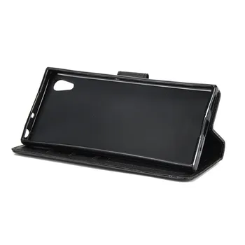 De lux din Piele de Caz Etui Pentru Coque Sony Xperia XA1 Plus de Caz Pentru Sony Experia XA 1 XA1 Ultra Moda Flip Wallet Cover Fundas
