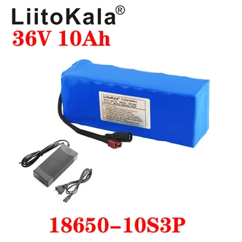LiitoKala 36 v, 10Ah 10S3P 18650 Baterie Reîncărcabilă, Modificat Motociclete, Vehicule Electrice Încărcător de Baterie li-lon + 36V 2A char