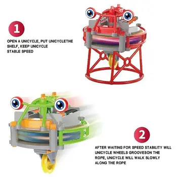 1SET DIY Autocolant Pahar Roabă Jucării în Mersul pe Sârmă Roabă Sarma Walker Pahar de Echilibrare Joc de Puzzle pentru Copii Cadouri