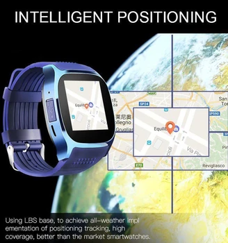 1.54 Inch Inteligent Ceas Cu Camera Bluetooth Smartwatch cu SIM Slot pentru Card TF Activitate de Fitness Tracker Sport Watch cu Android și IOS telefon