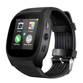 1.54 Inch Inteligent Ceas Cu Camera Bluetooth Smartwatch cu SIM Slot pentru Card TF Activitate de Fitness Tracker Sport Watch cu Android și IOS telefon