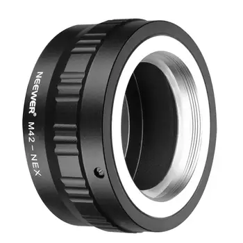 Neewer Lens Mount Adaptor pentru M42 Obiectiv pentru Sony NEX E-Mount Camera,se potriveste la Sony A7 A7S/A7SII A7R/A7RII A7II A3000 A6000 etc