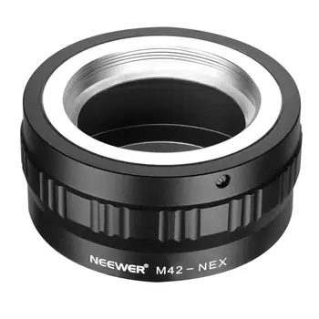 Neewer Lens Mount Adaptor pentru M42 Obiectiv pentru Sony NEX E-Mount Camera,se potriveste la Sony A7 A7S/A7SII A7R/A7RII A7II A3000 A6000 etc