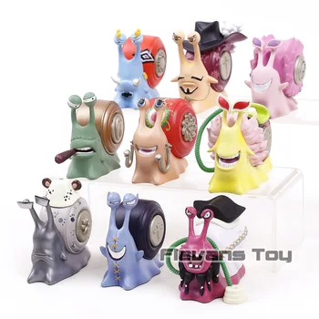 Una Bucata 9cs/set Den Den Muși Mini Figurine 1/12 Scară Dracule Mihawk Kuma Barbă Neagră Doflamingo PVC Jucării Figura Anime