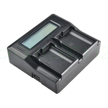 EN-EL15 Dual Channel aparat de Fotografiat Digital Baterie Încărcător w/ LCD pentru Nikon D500 D610 D7000 D7100 D750 D800 D810 D7200 Cu cablu