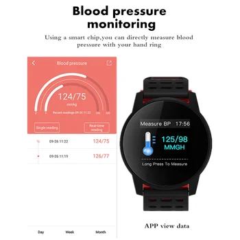 Binssaw smart watch Sport Bărbați Femei Rata de Inima Monitorizarea Tensiunii Arteriale Fitness Tracker GPS Smartwatch Sporelogio inteligente