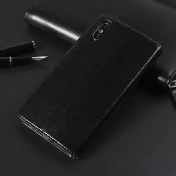 De lux din Piele de Caz Pentru LG G6 LG G6 H870 G600 H871 H872 H873 LS993 H870 Acoperi Clasic Maro Negru Flip Wallet Coque