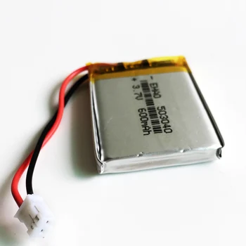 3.7 V 600mAh baterie JST PH 2.0 mm 2pin 503040 Litiu-Polimer Baterie Reîncărcabilă Pentru Mp3, DVD, Camera GPS bluetooth electronice