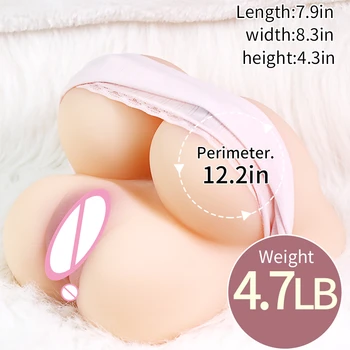 Cele mai noi! 2.1 kg Super-Mare Moale Matern Jumătate de Corp de Sex Papusa 4D Real Vagin și Anal sex Masculin Masturbator Adult Produse Jucărie Sexuală