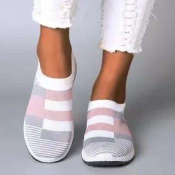 Nouă Femei Pantofi Casual de Amortizare Cuplu Șosete Pantofi de Femei de Moda Unisex Respirabil de Mers pe jos de Încălțăminte zapatos mujer