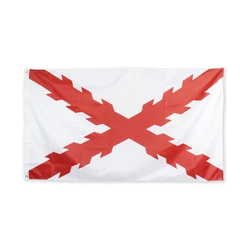 3x5ft Cruce de Burgundia Imperiu spaniol pavilion piscine Mari în aer liber Drapelul personalizat hobby banner flag