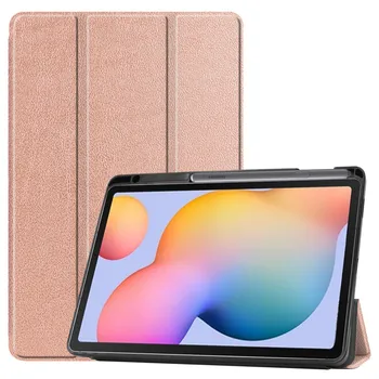 Caz pentru Samsung Galaxy Tab S6 Lite 10.4 2020 Funda P610 P615 husa pentru Tableta cu Suport de Creion din Piele PU Stand Inteligent Cazul Coque