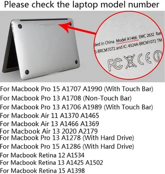 2020 Vânzare Fierbinte Greu Coajă de Protecție Pentru Macbook Pro 13 DVD-ROM A1278 Mac Touch Aer 13 ID A1932 Retina 15 13 12 11.6 Caz Laptop