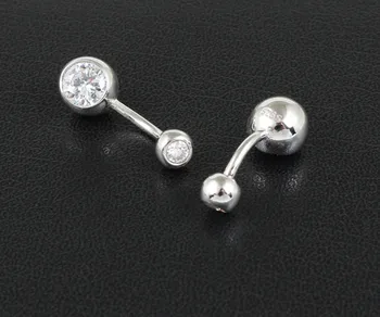 Argint 925 corp bijuterii piercing buric piercing ombligo piercing în buric de moda pentru femei