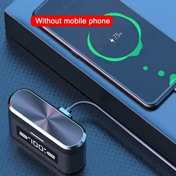 TWS Bluetooth Căști 5.1 5000mAh de Încărcare Cutie Căști fără Fir 9D Stereo Sport rezistent la apa Căști Căști Cu Microfon