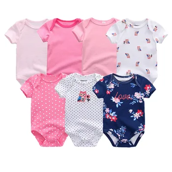 Uniesx Copil Nou-născut Salopetă Îmbrăcăminte 7Pcs/Lot Copil Salopete din Bumbac pentru Copii Roupa De Bebe Fete si Baieti Haine pentru Copii