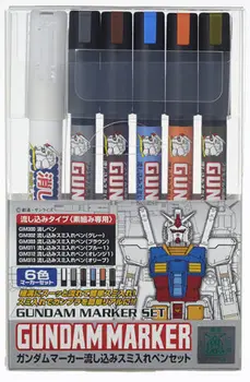 GSI Creos Gundam Marker Turnarea Cerneală Stilou Set Detaliu Constructori Părți GMS122