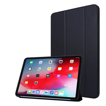 De caz Pentru iPad Pro 11 2020 Smart Cover Flip din Piele TPU Silicon Moale Caz Pentru iPad Pro 2020 2018 11 Inch Caz Magnetic Standuri