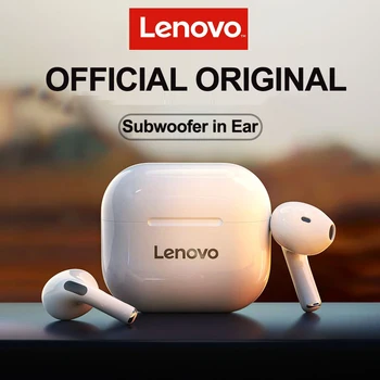 NOU Original Lenovo LP40 TWS Căști fără Fir Bluetooth 5.0 Dual Stereo de Reducere a Zgomotului Bass Control Tactil Timp de Așteptare 300mAH