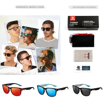 KDEAM Bărbați 2019 ochelari de Soare Polarizat 5-Butoi Șurub Balama în aer liber Conducere Ochelari de Soare Pentru Femei Rezistent la Uzura gafas de sol