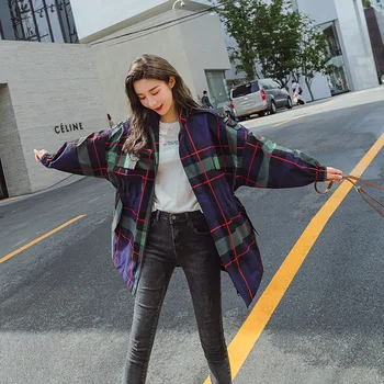 Carouri hanorac femei secțiunea lung 2020 sociale noi pentru femei jacheta femei vrac versiunea coreeană a curentului
