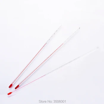 10buc fir Roșu baghetă de sticlă termometru,L. 200 mm/300 mm/500 mm/1000mm,apă Roșu,Roșu lichid termometru,termometru Alcool
