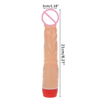 1 buc Moale Realistic dildo Vibrator Multispeed Adulți Jucărie Sexuală