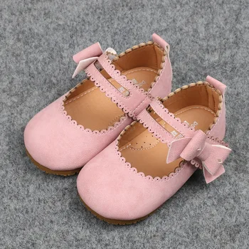 Fete Drăguț Mary Jane Epocă Apartamente Copii/Toddler/Little Kid Microfibră Piele Arcul Copii Retro Moda Printesa Rochie De Pantofi