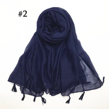 A24 de Înaltă calitate, simplu ciucure vascoza hijab esarfa femei șal doamna folie banda 10buc/multe se pot alege culori