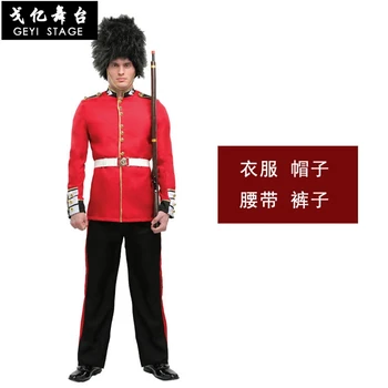 Costum de Halloween Pentru Copii Regală Britanică Uniformă de Gardian Băieți Cosplay Costum soldat American uniformă Petrecere de Performanță