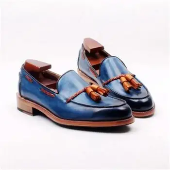 Pantofi barbati Nou pentru 2020 Bărbați de Înaltă Calitate din Piele Pu de Siguranță de Pantofi de Moda de sex Masculin Vinage Classic Loafer Pantofi Soulier Homme HG133
