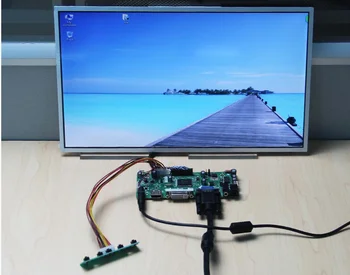 Yqwsyxl Control Board Monitor Kit pentru B140XW01 V8 V. 8 / B140XW01 VB V. B HDMI+DVI + VGA LCD ecran cu LED-uri Controler de Bord Driver