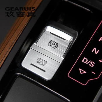 Auto Styling Centrală a Frânei de parcare Automată H Butoane panou Decorativ Acoperă Autocolante Garnitura Pentru Audi a6 c7 2012-2019 Accesorii de Interior
