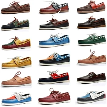 Afaceri Dantelă Sus Rotund Toe Respirabil Plat Pantofi pentru Bărbați Primăvara Toamna Barbati Pantofi cu Barca Clasic din Piele Maro Casual Pereche de Pantofi