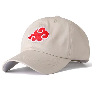 Noi Bumbac Capac Japoneză Akatsuki Logo-Ul Anime Naruto Tata Pălărie Uchiha Familie Logo Brodat Sepci De Baseball Negru Snapback Hat