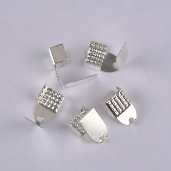 2000pcs 4x9mm 5x10mm 6x10mm Cablu Cleme de cablu conectori capace pentru cablul de piele colier bratara bijuterii a face provizii