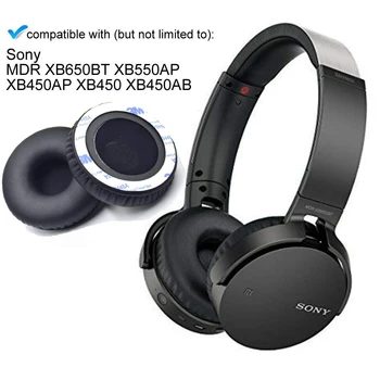 Inlocuire Tampoane pentru Urechi Pernițe pentru Sony MDR-XB550AP MDR-XB450AP MDR-XB650BT MDR-XB450 MDR XB550AP XB450AP XB650BT XB450 Căști